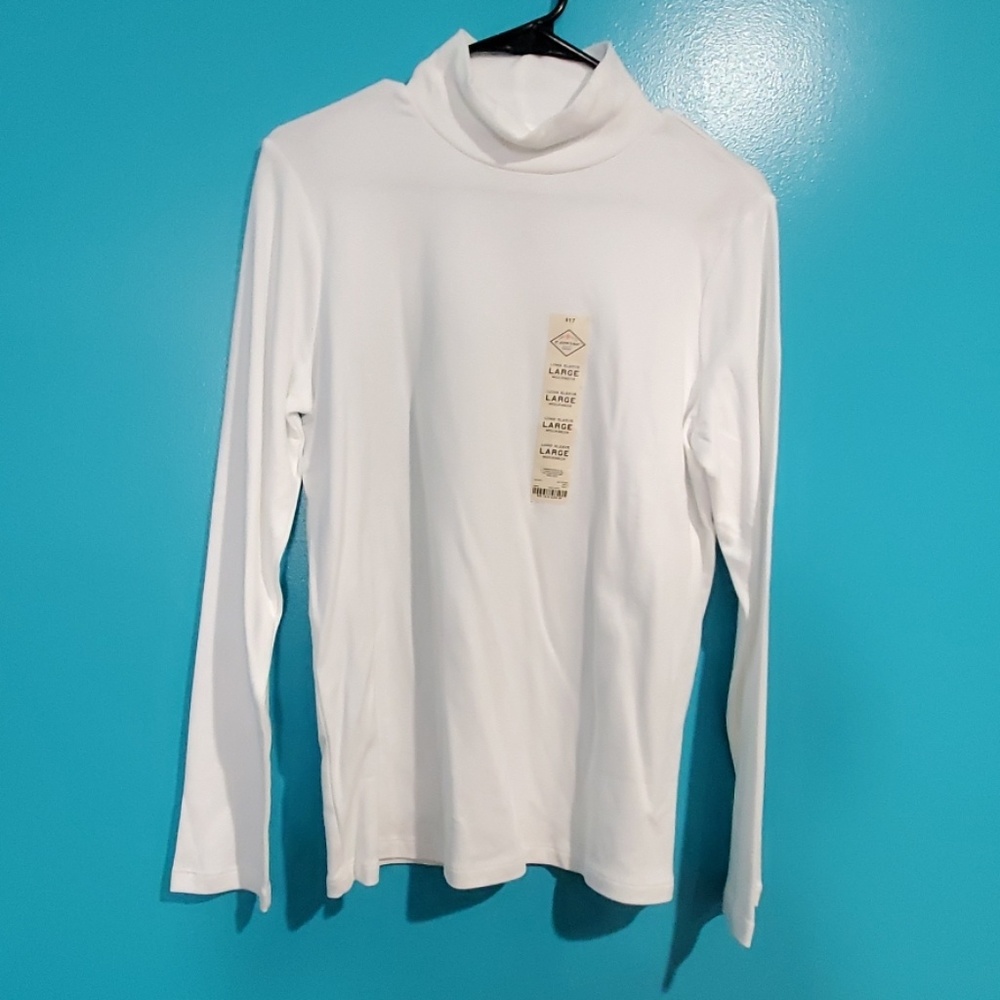 Long sleeve mockneck